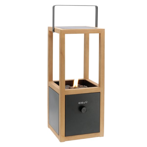 Cosi Fires - Cosiscoop Urban Teakholz/Schwarz inkl. Tragegriff